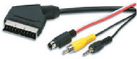 Manhattan PC -> SCART Audio/Video Cable (345231)